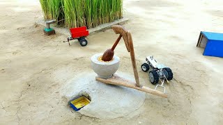 diy tractor kohlu oil machine mini science project || @KeepVilla