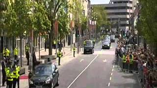 Queen arrives in Cork City