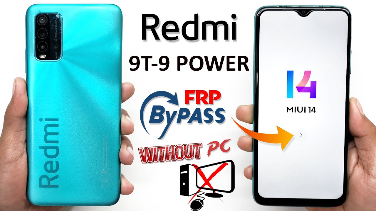 Redmi 9T / 9 Power Frp Bypass | MIUI 14.05 Unlock | Redmi 9T / 9