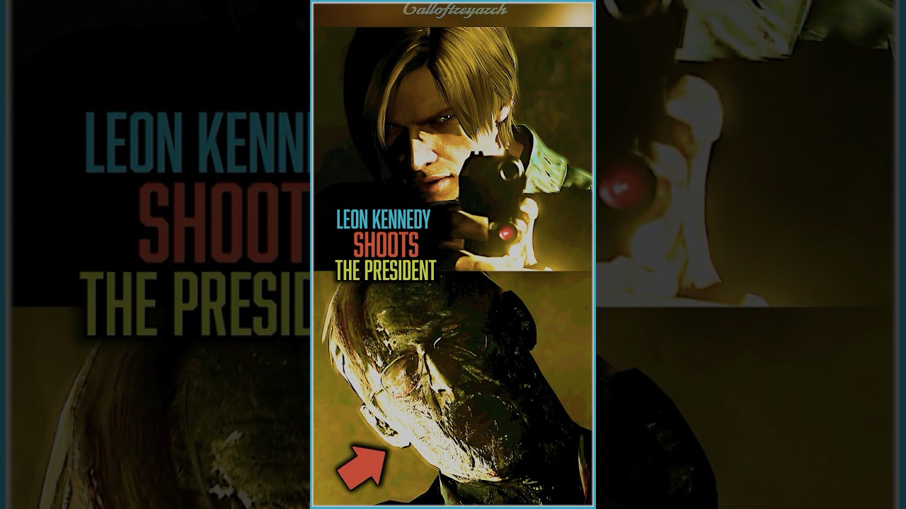 Leon Was Forced To Shoot The President 💀 | Resident Evil 6 #shortsLeon Kills President