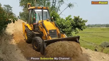 JCB Escorts Dozer Amazing Work On Sandy Mud - JCB VIDEO