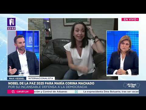 Hablando de Gaza y de Maria Corina en CanalN