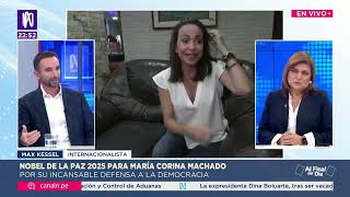 Hablando de Gaza y de Maria Corina en CanalN