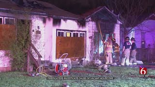 Firefighters Investigate Cause Of Vacant Tulsa House Fire