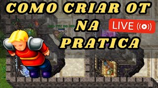 COMO CRIAR OT NA PRATICA  | TIBIA OTSERVER  tibia otserver #tibia #otserver