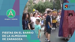 Fiestas en el barrio de La Almozara de Zaragoza