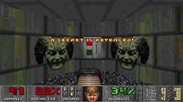 The Ultimate Doom - E2M5 - "Nightmare!" + Pistol Start - 100% Secrets