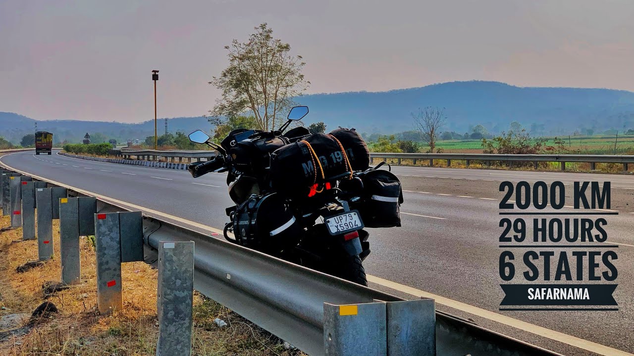 SOUTH TO NORTH INDIA | SOLO BIKE RIDE | 2000 KM | 6 STATES | 29 HOURS