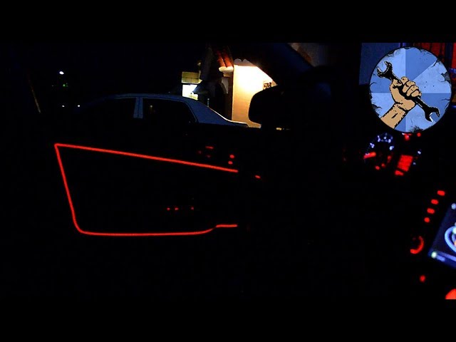 Luz de tira flexible LED de coche Abrir puerta de coche Flash de