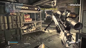 1v1 Quickscope Match!!!!!!  (Call of Duty Ghost Gameplay)