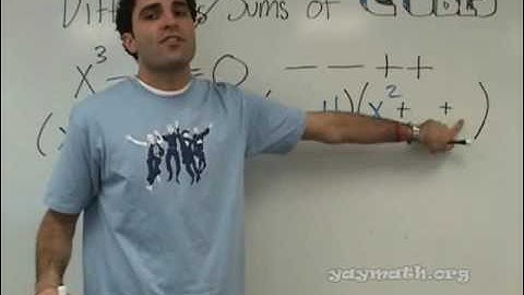 Algebra 2 - Factoring Differences and Sums of Cubes