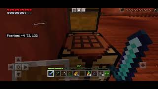 Getting a Sharpness IV and Knockback II Diamond sword