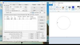 Auto Click by Angle and Radius with Move Mouse and Left Click