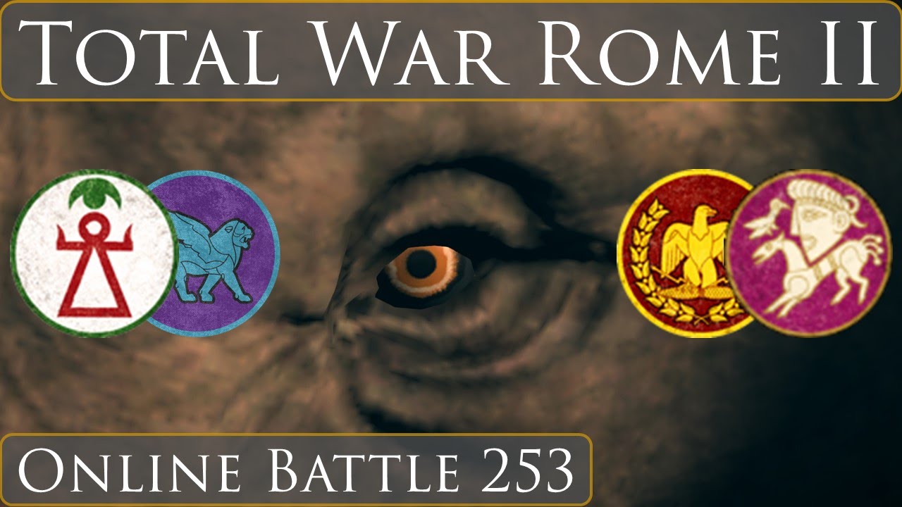 Total War Rome 2 Online Battle Video 253 Punic-Parthia vs Suebi-Rome