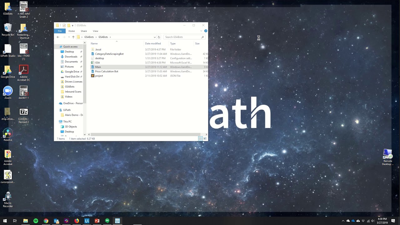 UiPath GSA Pricing Calculation Demo