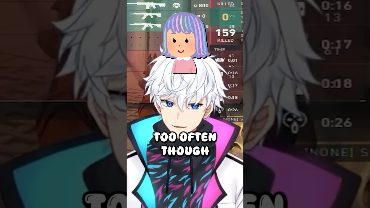 stop dying your hair too much.. #envtuber #malevtuber #vtuber