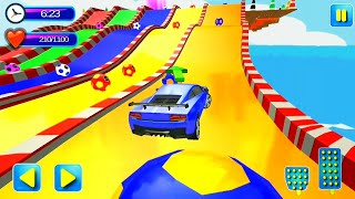 Mobil Balap Kartun Warna Warni | Superheroes Water Slide Colors Car (Lv 5 - 7) | Game Mobil screenshot 3