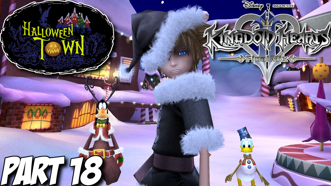 Kingdom Hearts 2.5 HD Remix Kingdom Hearts 2 Final Mix Part 18 Halloween Town Playstation