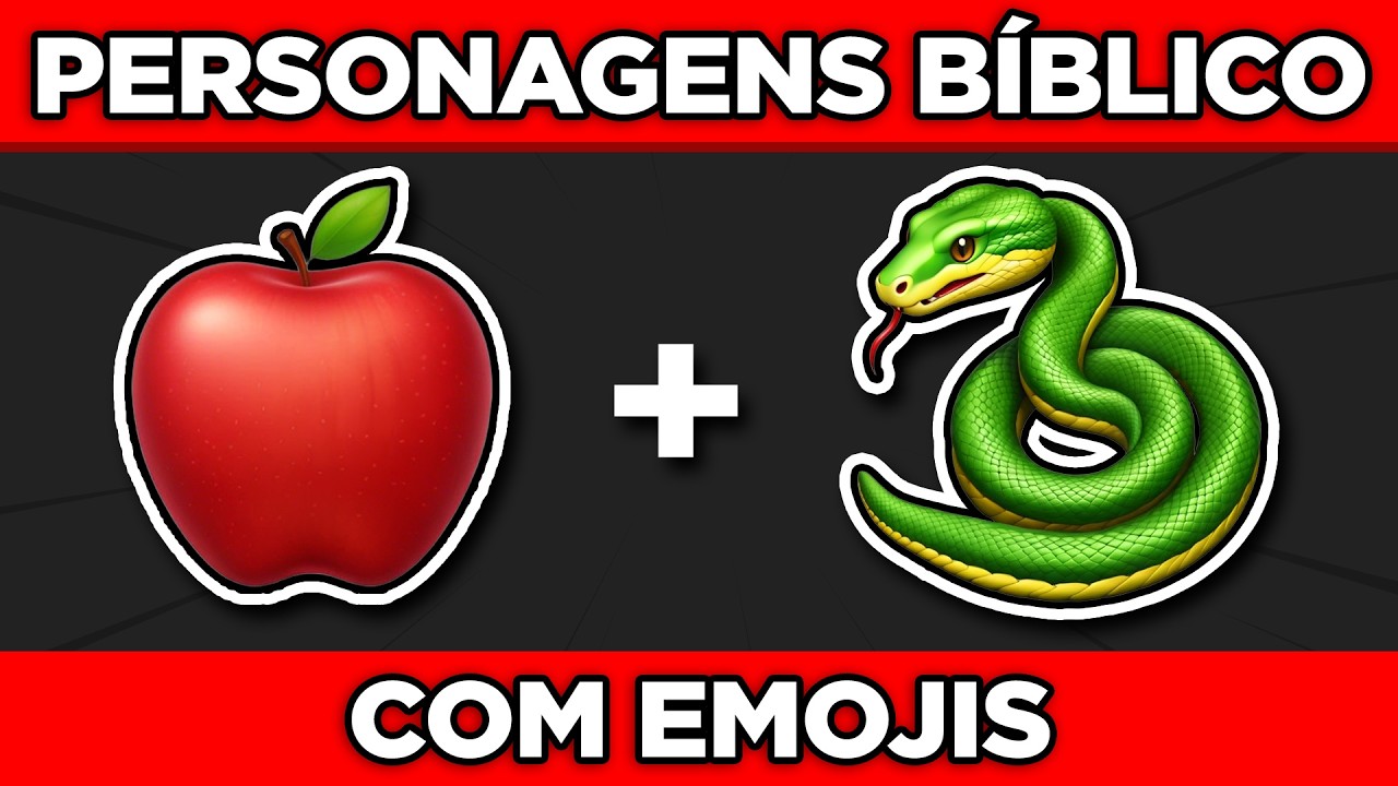 Quiz Bíblico | Adivinhe o Personagem Bíblico Pelos Emojis | Perguntas Bíblicas