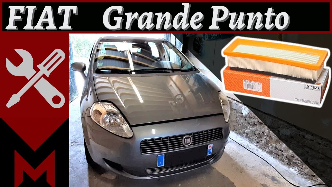 K&N Replacement Air Filter Fiat Grande Punto 1.2L-L4; 2005