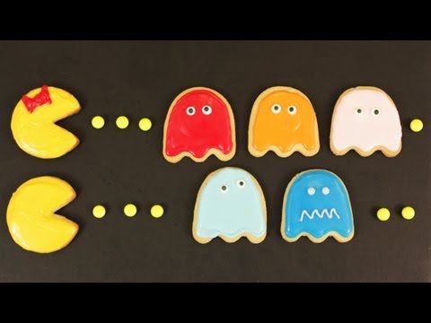 HOW TO MAKE PACMAN COOKIES - NERDY NUMMIES