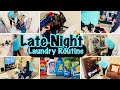 RELAXING LATE NIGHT LAUNDRY ROUTINE | LAUNDRY MOTIVATION | Tifani Michelle