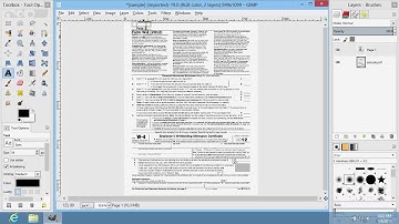How to Edit PDF in GIMP