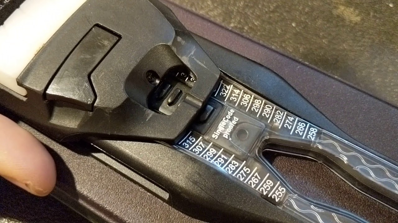 Tyrolia Ski Binding Adjustment Chart