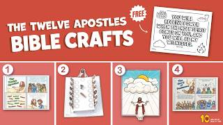 Jesus and the Twelve Apostles Bible Crafts