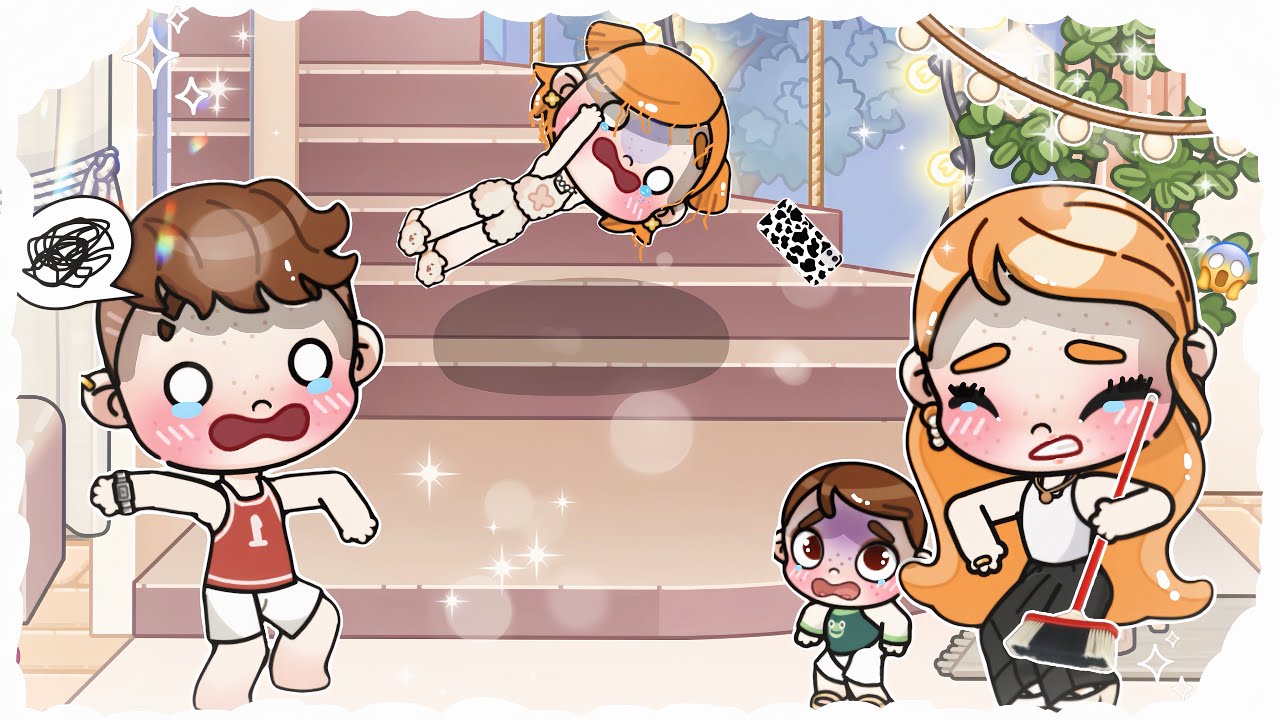 A Valentina caiu da escada  😱🪜|| aesthetic || AVATAR WORLD 