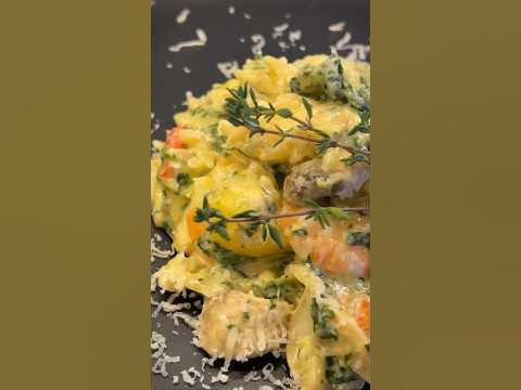 Орзо с креветками 🍤 рецепт в комментариях ️ - YouTube