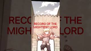 MANHUA OVERPOWER RECORD OF THE MIGHTIEST LORD #short