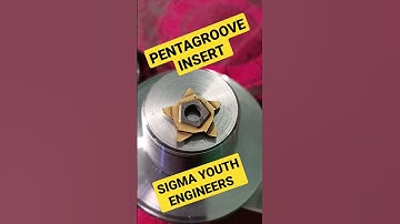 penta groove insert -penta grooving insert - multi operation insert #cncprogramming #cnc #shorts