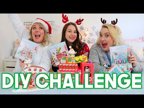 DIY CHALLENGE | STRUCTURE 3D DE NOËL AVEC 2FillesOrdinaires! | EP. 13