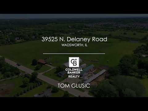 39525 N Delaney Road, Wadsworth, IL home video tour