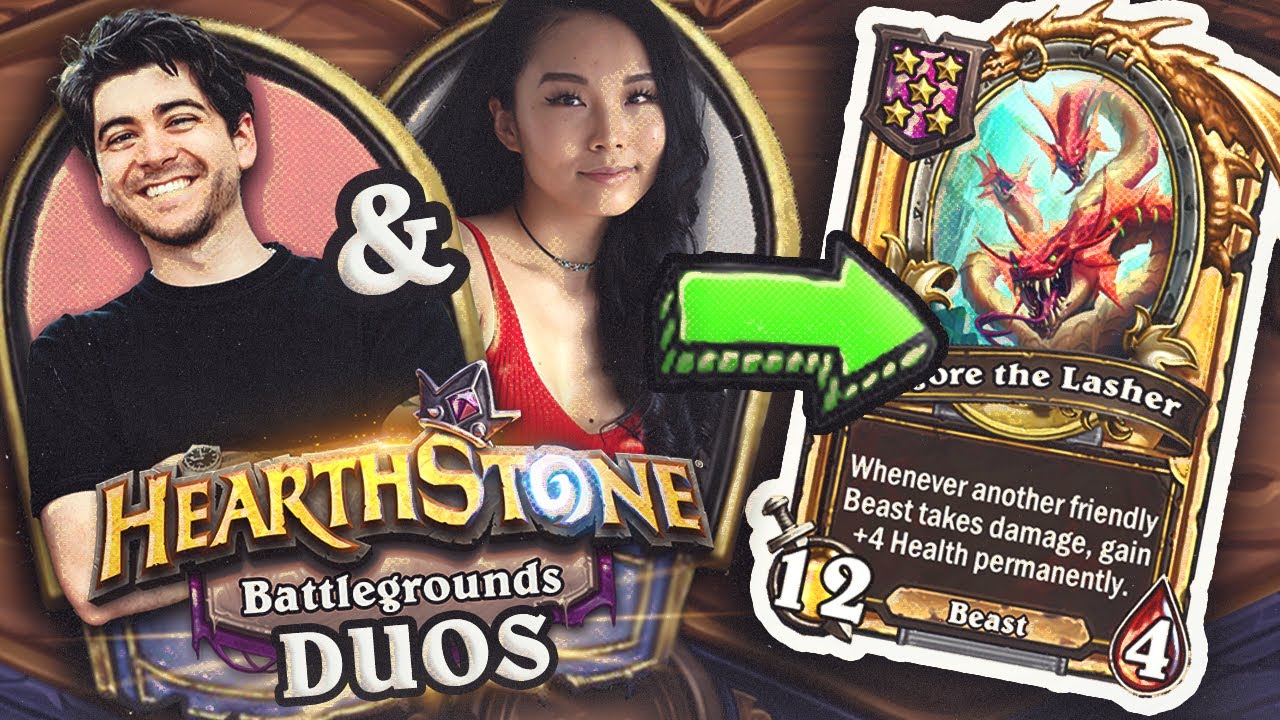 Trying out Hearthstone Battlegrounds DUOS w/ @DekksterSnap. I've never been more invested in a game.