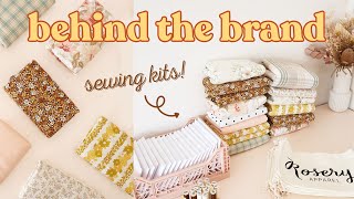 Small Business Diaries + Making New Sewing Kits! | Behind The Brand #25