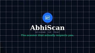 AbhiScan - PDF Scanner & OCR | Offline | No Watermark | No Cloud | Free Android App 2026 screenshot 3