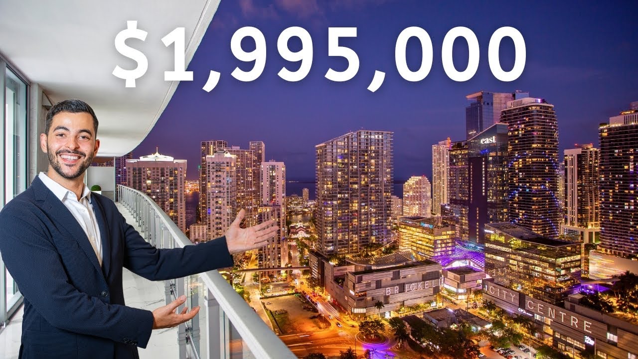 Is this the Best Condo in Brickell for under $2,000,000? | Night & Day Miami Condo Tour