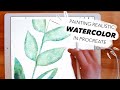 REALISTIC WATERCOLOR IN PROCREATE - iPad Pro Tutorial!