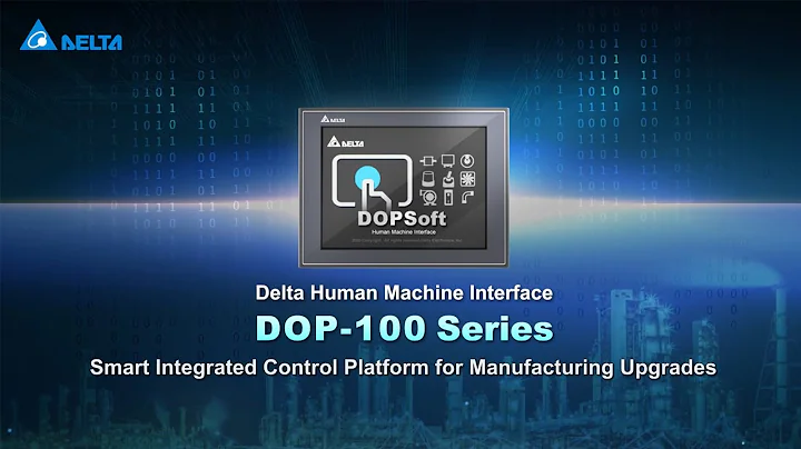 Delta's Human Machine Interface DOP-100 Series