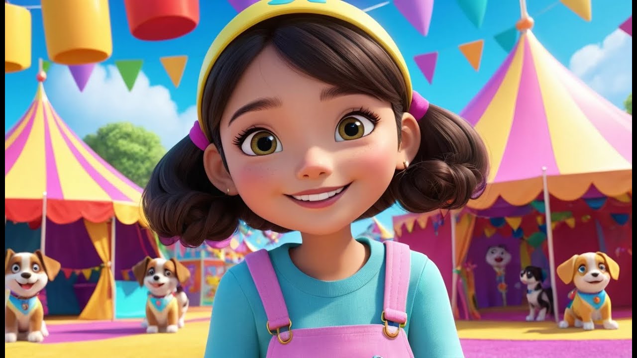 Puppy Pals Park Carnival | Fun Kids Song | Playful Puppy Adventure Rhyme