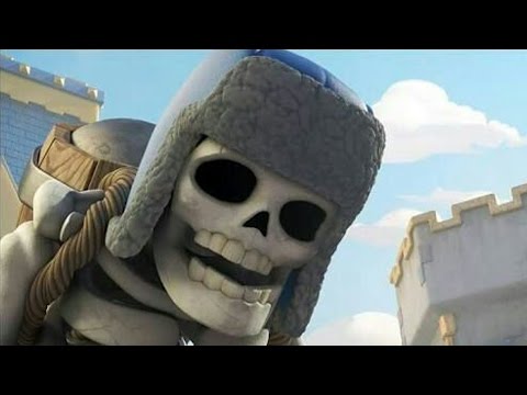 TROLLEANDO en CLASH ROYALE 2vs2 | TODO ESQUELETOS!! | Batalla de Clanes