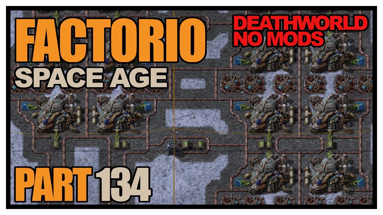 Factorio Space Age - Episode 134 - More biter eggs, starting on aquilo ...