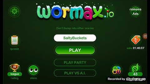 Wormax.io Gameplay
