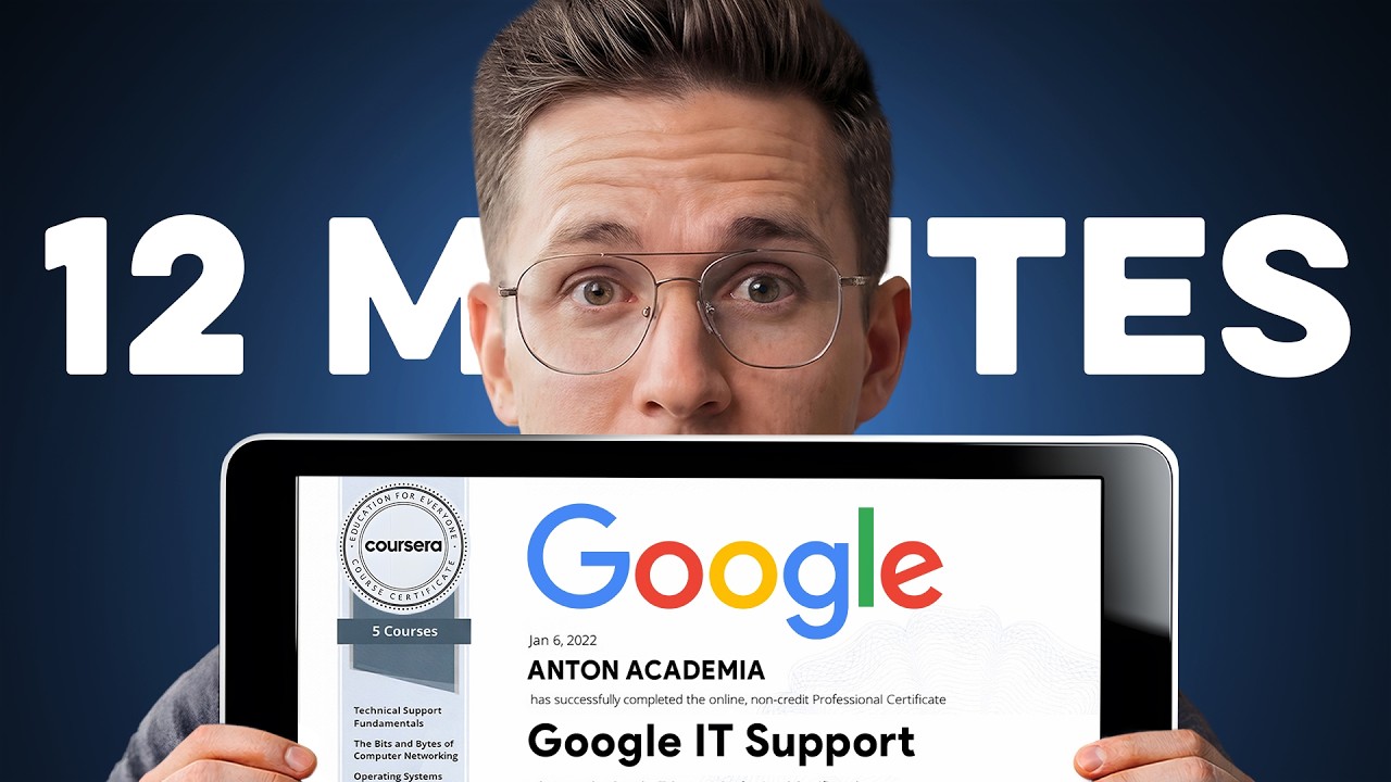 Google's IT Support Course in 12 Minutes
