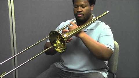 Trombone - Posture, Hand Position, and Embouchure