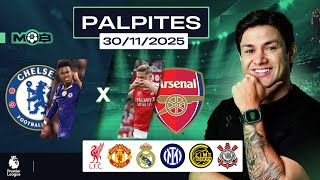 PALPITES DE FUTEBOL PARA O DIA 30 11 2025 + BILHETE PRONTO (DOMINGOU NO MUNDO BET)