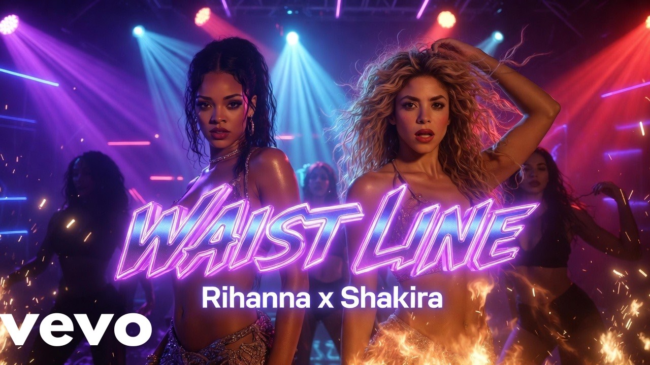 Rihanna ft Shakira Waistline (AI Music Video 2026)