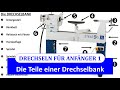 Drechseln für Anfänger 1 - Die Drechselbank, ihre Teile und Funktionen